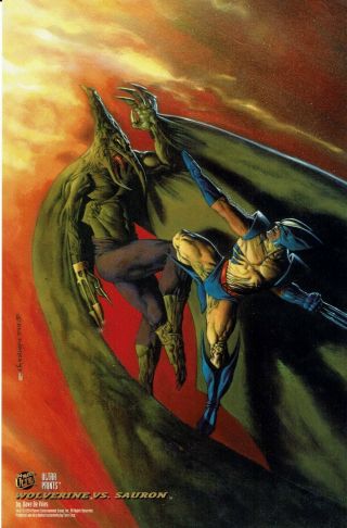 1994 Fleer Ultra X - Men Ultra Prints - Complete Set Of 5