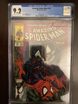 Spiderman 316 - Cgc 9.  2 1st Venom Cover