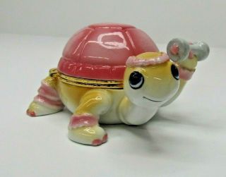 Ardleigh Elliott Pink Power Turtle Music/trinket Box All The Things You Are