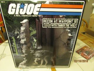 Gi Joe Sideshow Collectibles 1/6 Recon At Waypoint 12 W/ Timber Limited 395/650