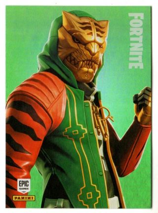 Panini Fortnite Holofoil 219 Master Key Epic Outfit - Printed In The Usa