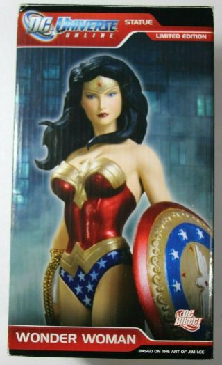 Dc Universe Online Wonder Woman Limited Edition Statue - Jim Lee - Dc Direct