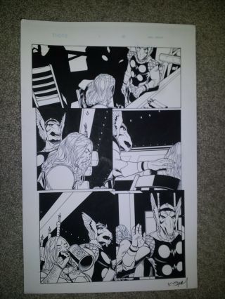 Thors 1 Pg 15 Thor & Beta Ray Bill Just Before His Death - Battleworld