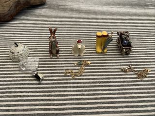 Monet Trinket Boxes Inc.  Igloo,  Polar Bear,  Sleigh,  Gumboots And Rabbit
