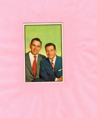 1953 Tv And Radio Stars Of Nbc - - 2 Bob And Ray - - Vg