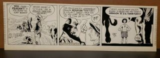 Casey Ruggles Daily Comic Strip Art 12 - 1 - 1950 Warren Tufts Western