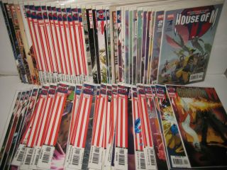 House Of M 1 2 3 4 5 6 7 8 Limited Mini Tie - Ins 60,  Issues Avengers X - Men,  More