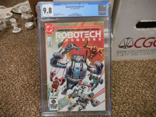 Robotech Defenders 1 Cgc 9.  8 Dc January 1985 Nm White Pgs Early Appearance