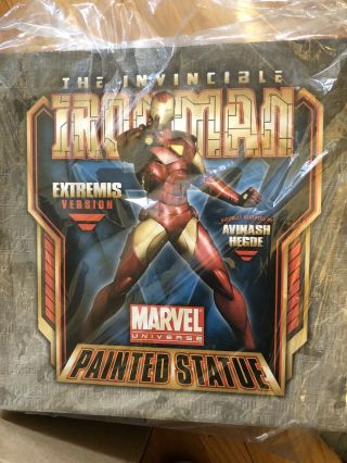 Iron Man Extremis Armor Statue.  Bowen Designs.  Nib