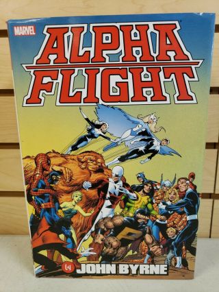 Alpha Flight By John Byrne Omnibus Marvel Comics Hardcover Hc Pre - Owned