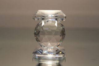 Swarovski Crystal Candle Holder 7600 NR 102 Square Top Hole Style 2