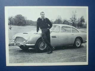 1965 Philly Gum James Bond Card 45 Sean Connery Agent 007 Aston Martin