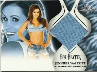 Jennifer Walcott 2014 Benchwarmer Boy Beater Swatch Patch