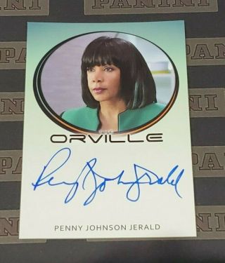 2020 The Orville Archives Penny Johnson Jerald Bordered Autograph