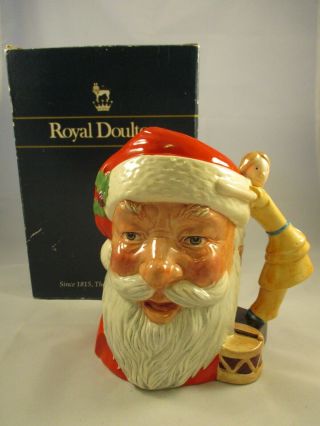 Royal Doulton 1981 Large Santa Claus Toby Mug Jug Doll Handle D6668