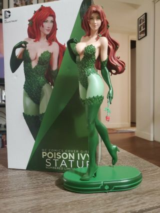 Dc Universe Cover Girls Poison Ivy Statue Numbered Limited Edition