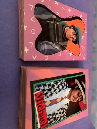 1984 Topps Michael Jackson Complete Set 33 Cards & 33 Sticker Thriller 66ct