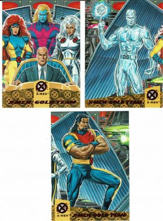 1994 Fleer Ultra X - Men Limited Edition " Gold Team " Cards