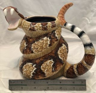 Late Show American Legacy Diamondback Rattlesnake 3d Coffee Cup Mug