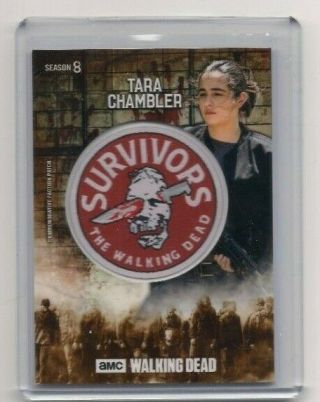 Topps Walking Dead Season 8 Tara (survivors) Faction Patch Card /99