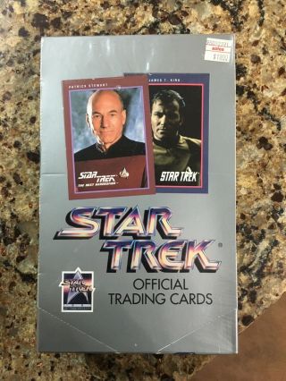 1991 Impel Star Trek Trading Cards Wax Box