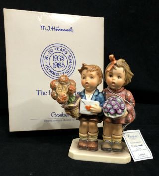 Hummel Jubilee Figurine 416 The Love Lives On 50th Anniversary Collector’s Club