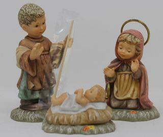 1996 Goebel Berta Hummel Nativity Mary Joseph Jesus Bh 26 A,  B,  C