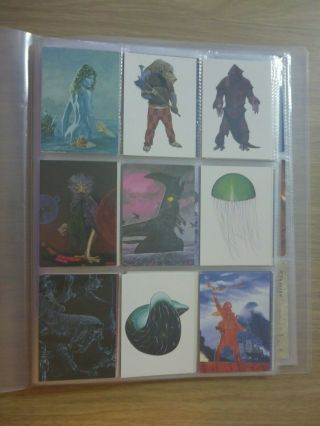 The Alien World Of Wayne Barlow - Complete 90 Card Set