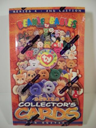 Ty Beanie Babies Box Collector Cards Series 4 Second 2nd Edition 1999