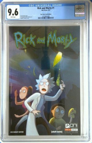 Rick And Morty 1 Four Color Grails Cgc 9.  6