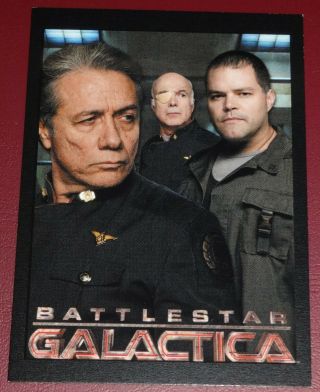 Battlestar Galactica Season 4: Rare Shelter Poster Chase Card S10 (109/375)