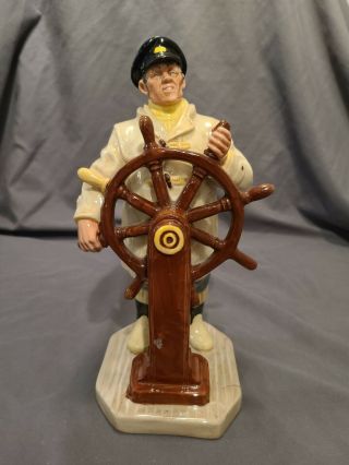 Royal Doulton Figurine The Helmsman Labled H N 2499 Hand Made And Hand Decorated