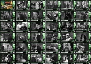The Bride Of Frankenstein Movie Storyboard Trading Cards.  Horror Boris Karloff