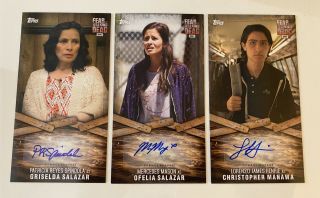 Set Of 3 - Fear The Walking Dead Widevision Auto Ofelia,  Griselda,  Christopher