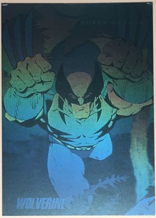Wolverine Hologram H - 3 1992 Marvel Universe Series 3 Iii Comics Trading Card