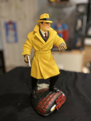 Electric Tiki Dick Tracy Statue 22/500 Rare Sideshow Electric Tiki Bust Maquette