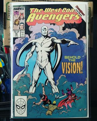 The West Coast Avengers 45 Wandavision Vf/nm 1st White Vision Cgc It