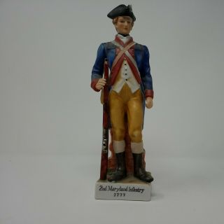 Andrea Sadek Revolutionary Soldier - 2nd Maryland Infantry 1777 - Porcelain 8.  5 "