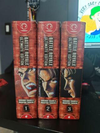 Battle Royale Ultimate Edition Manga 1 - 3 Out Of Print English