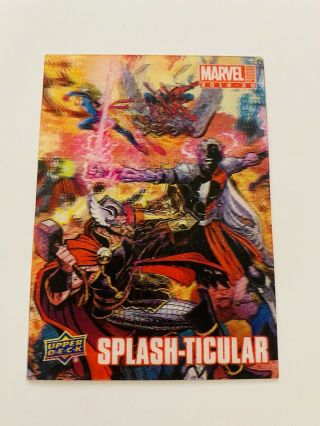 2019 - 2020 Upper Deck Marvel Annual Splash - Ticular S1 Thor Malekith 3 - D Card
