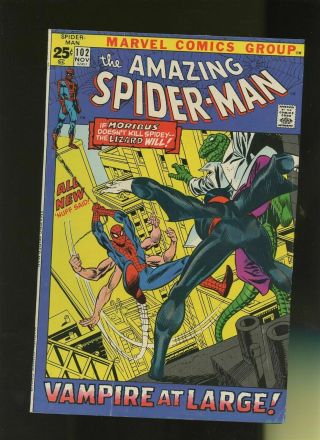 Spider - Man 102,  Fn,  6.  5,  2nd Appearance Of Morbius