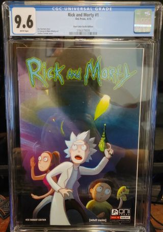 Rick And Morty 1 Four Color Grails Cgc 9.  6