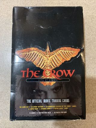 1996 The Crow City Of Angels Movie Trading Cards 36 - Pack Box Brandon Lee