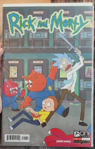 Rick And Morty 1 (1st Printing) Comic Book Oni Press 1st Edition