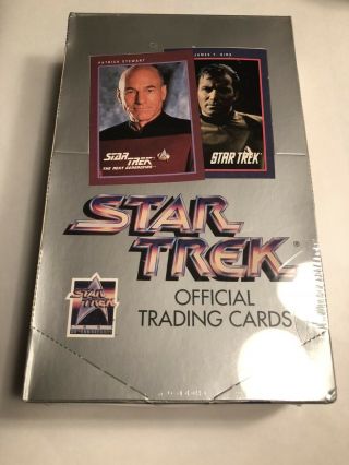 1991 Impel Star Trek 25th Anniversary Cards Series I 36 Pack Wax Box