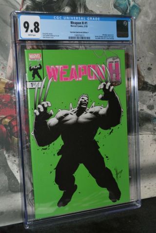 Weapon H 1 Cgc 9.  8 Dale Keown Variant Cover