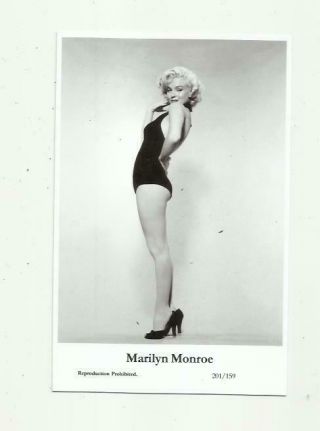 N769) Marilyn Monroe Swiftsure (201/159) Photo Postcard Film Star Pin Up Glamour