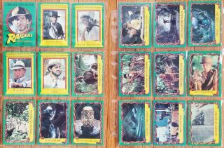 1981 Topps Raiders Of The Lost Ark Complete 88 Card Set With Wax Pack