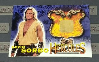 Hercules The Movies Expansion Set Hc2 Kevin Sorbo As Hercules Costume Relic