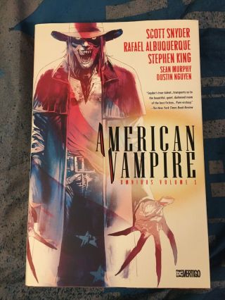 American Vampire Omnibus Volume 1 Hc By Scott Snyder Dc Vertigo Pre Owned